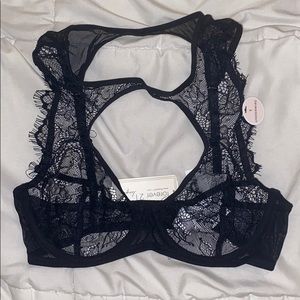 BLack lace underwire
